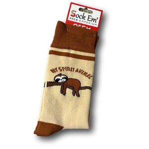 BOGO NWT Sloth "My Spirit Animal" Socks